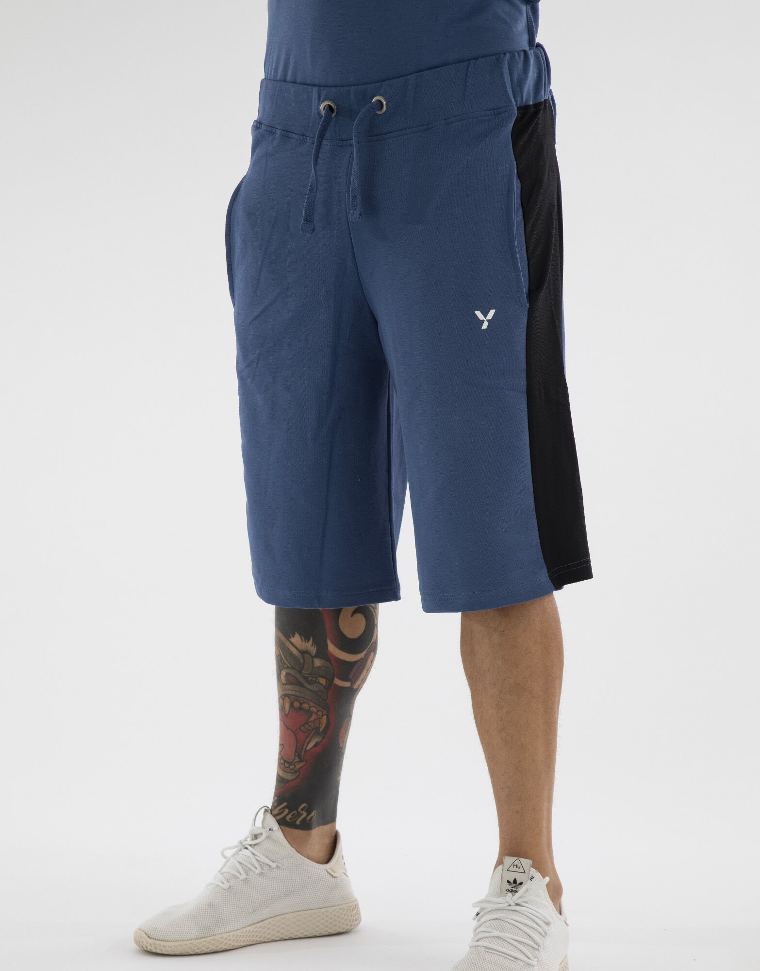 YAMAMOTO OUTFIT Man Mesh Sweatshorts Colore: Blu M