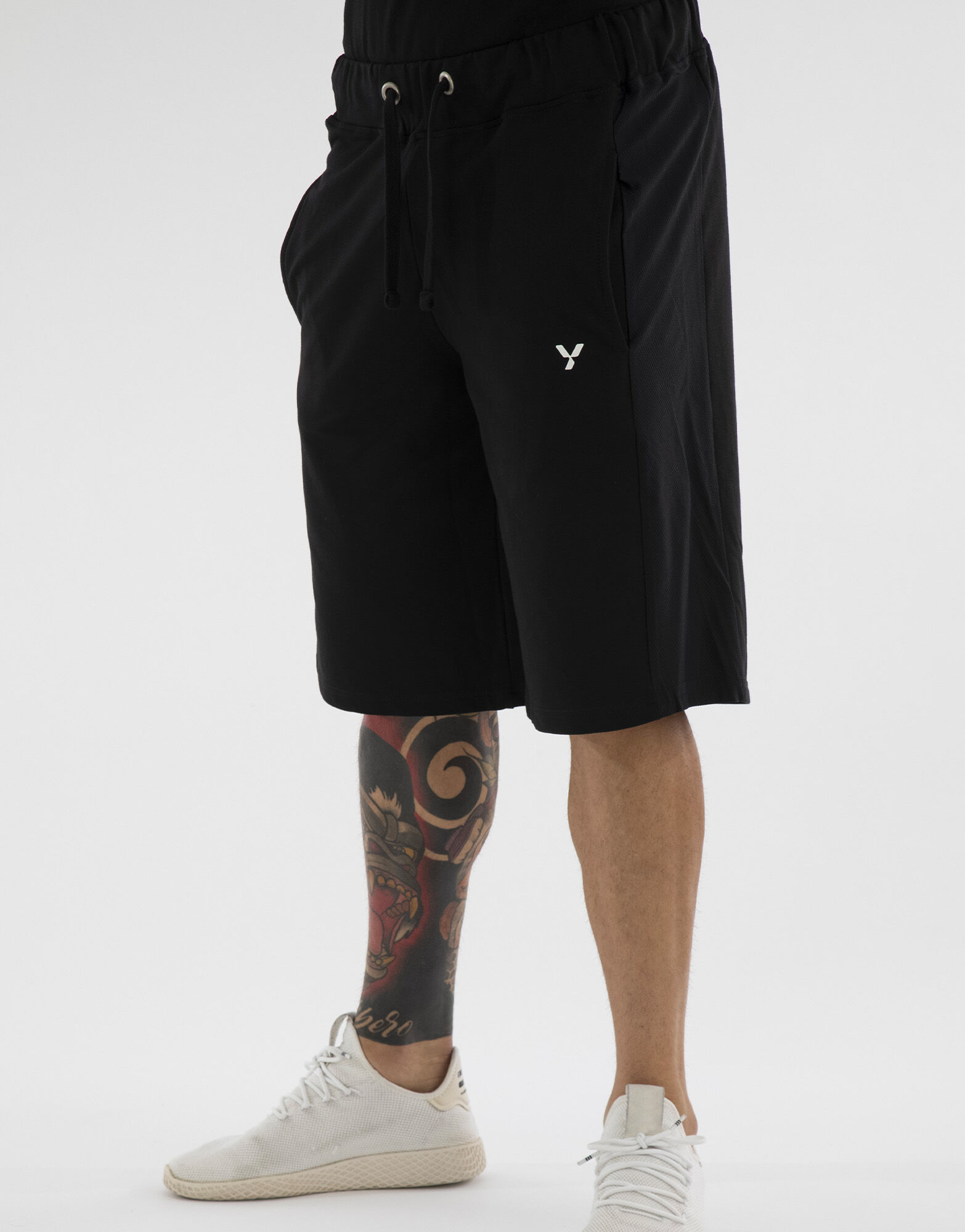 YAMAMOTO OUTFIT Man Mesh Sweatshorts Colore: Nero Xxxl