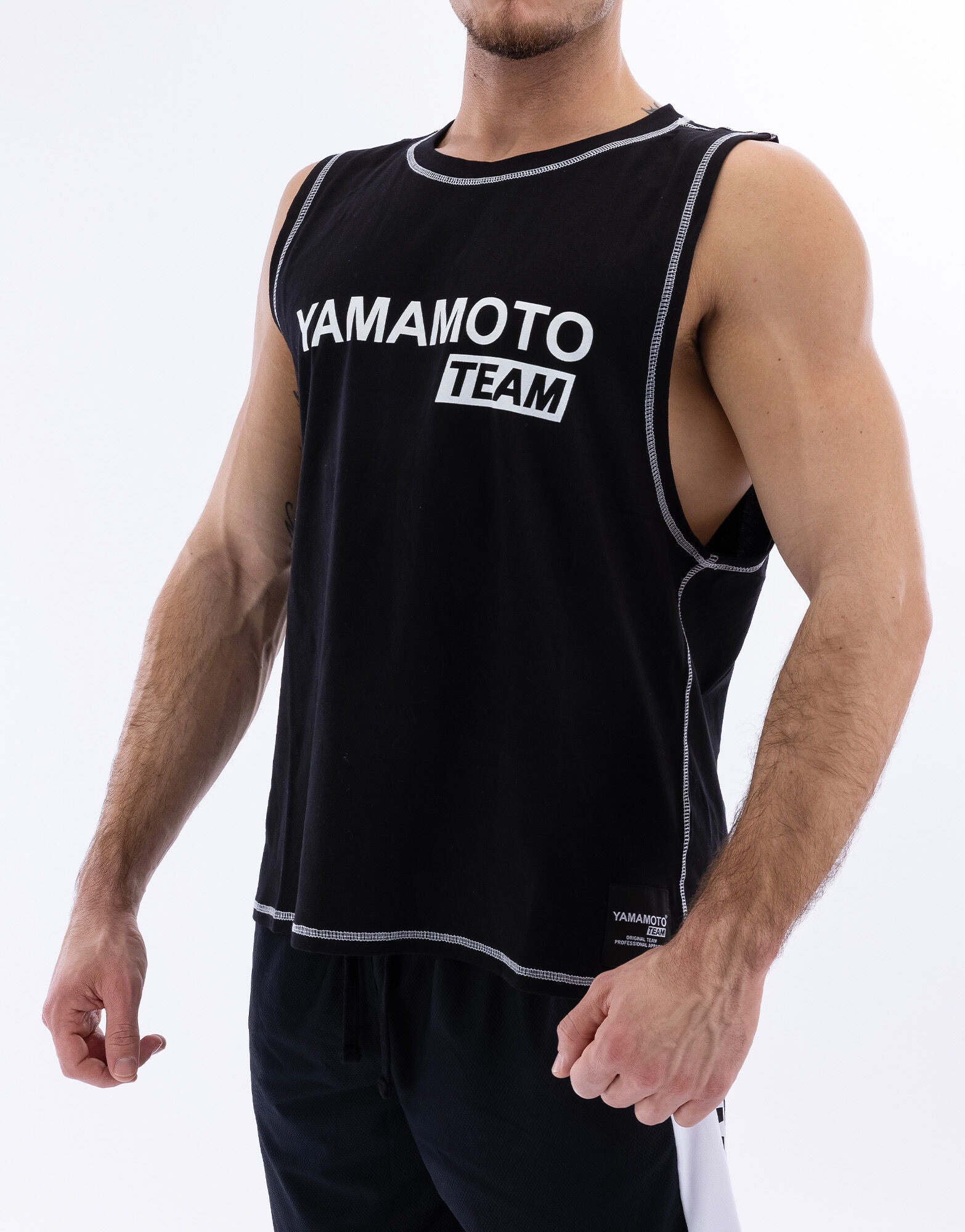 YAMAMOTO OUTFIT Tank Top All Black Yamamoto® Team Colore: Nero Xxl