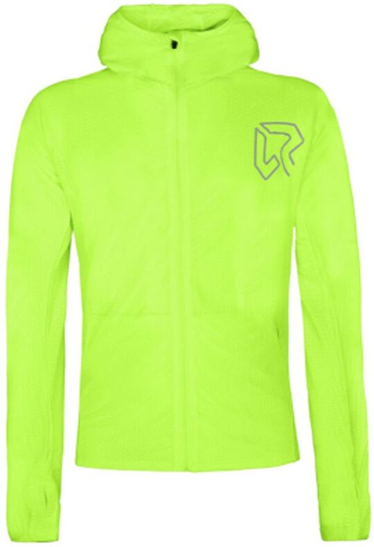 Rock Experience Fleece Ersaz Hoodie Giallo Fluo Uomo L