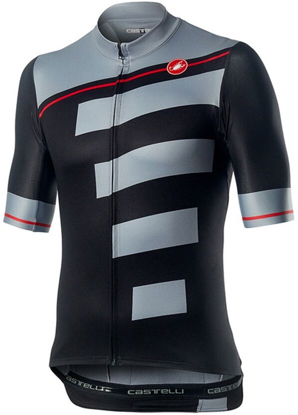 Castelli Maglia Ciclismo Mm Trofeo Jy Light Nero Grigio Uomo XS