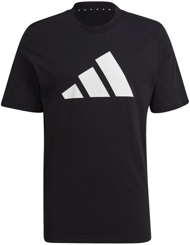 ADIDAS maglietta palestra sportswear logo nero uomo L