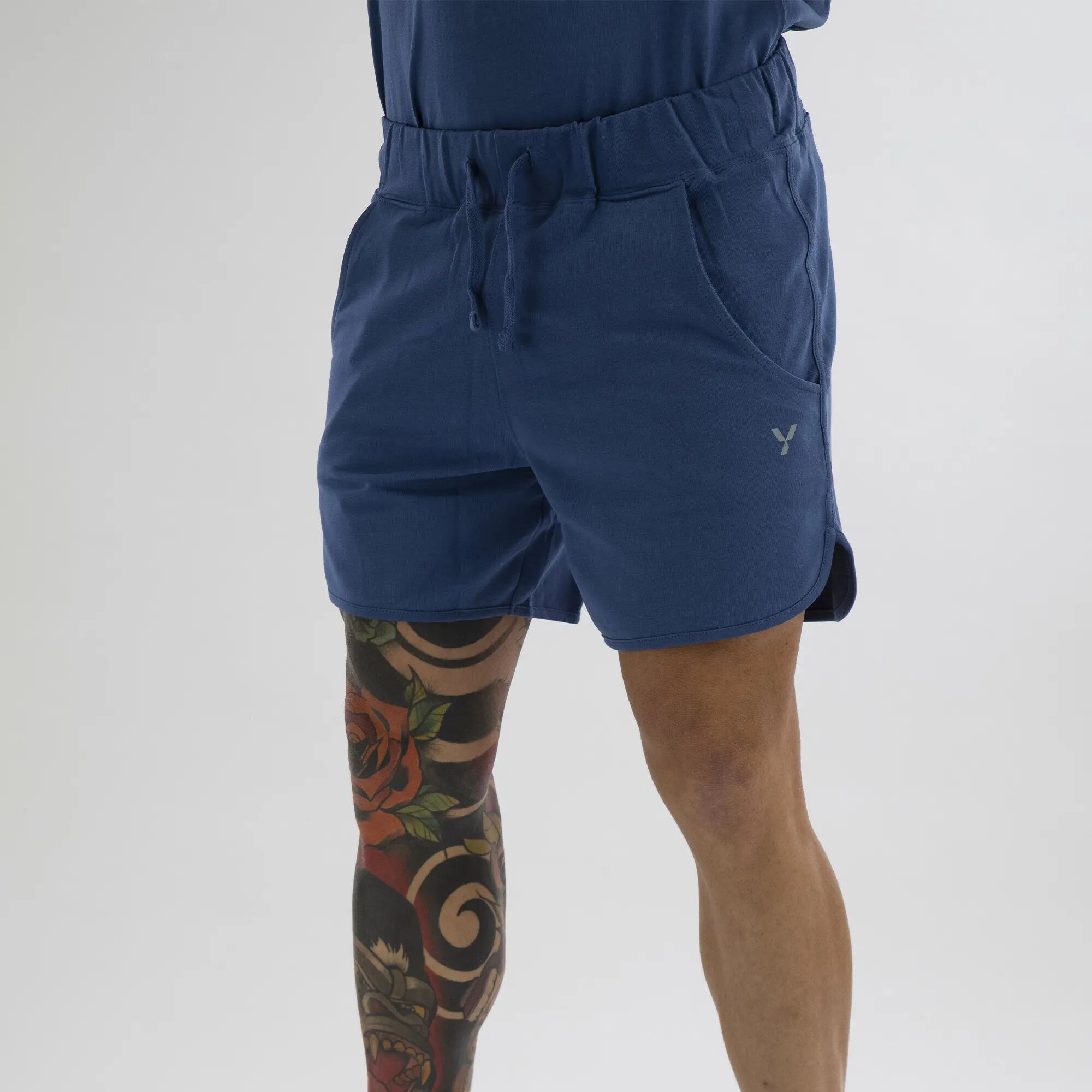 YAMAMOTO OUTFIT Man Sweatshorts Colore: Blu 