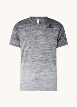 adidas Trainings T-shirt met gemêleerd dessin en Aeroready - Creme