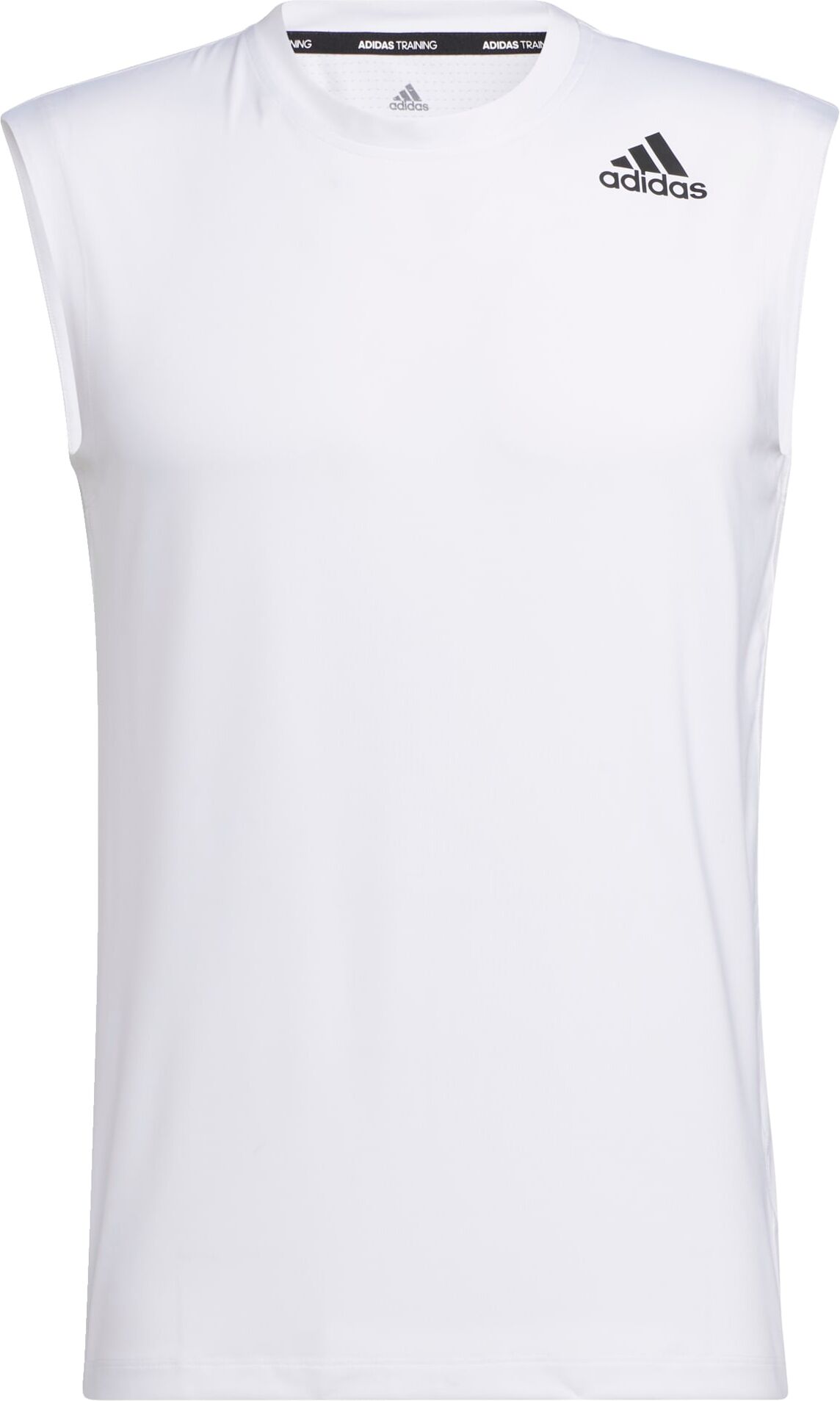 adidas Techfit Fitted Trainingsshirt Wit - L