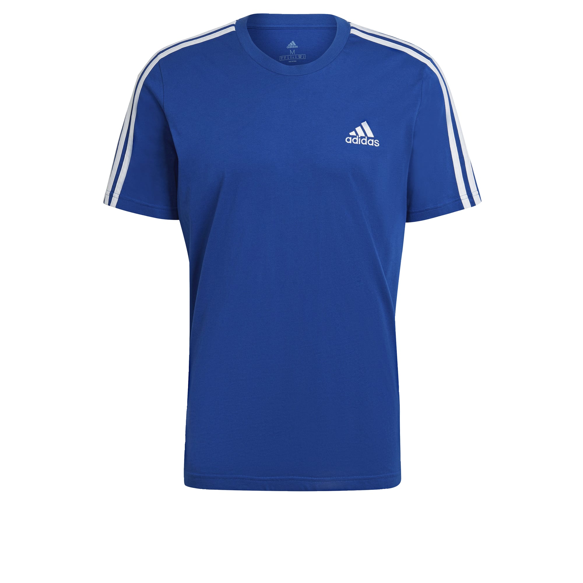 adidas Essentials 3-Stripes T-shirt Blauw - M