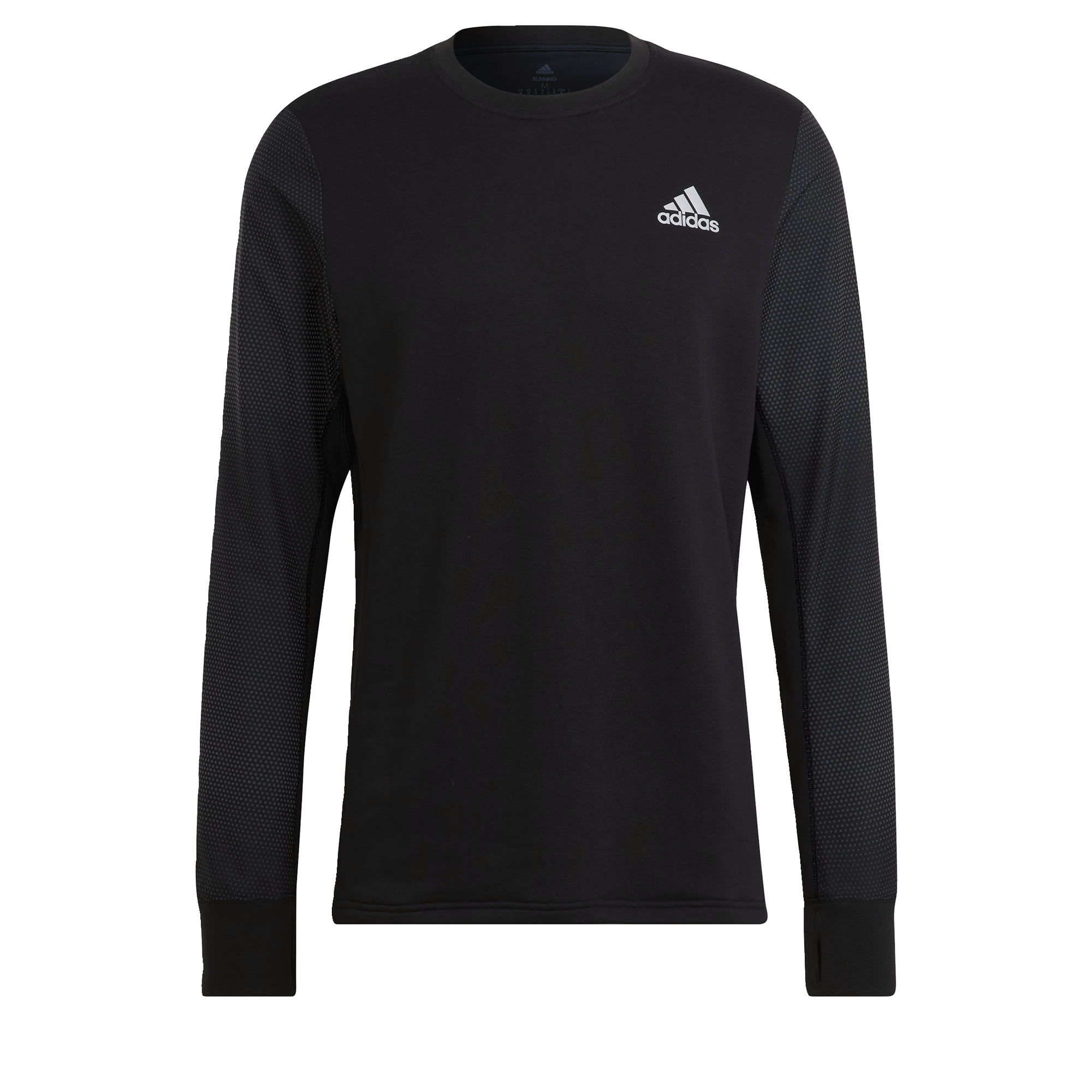 adidas Fast Reflective Sweatshirt Zwart - XXL