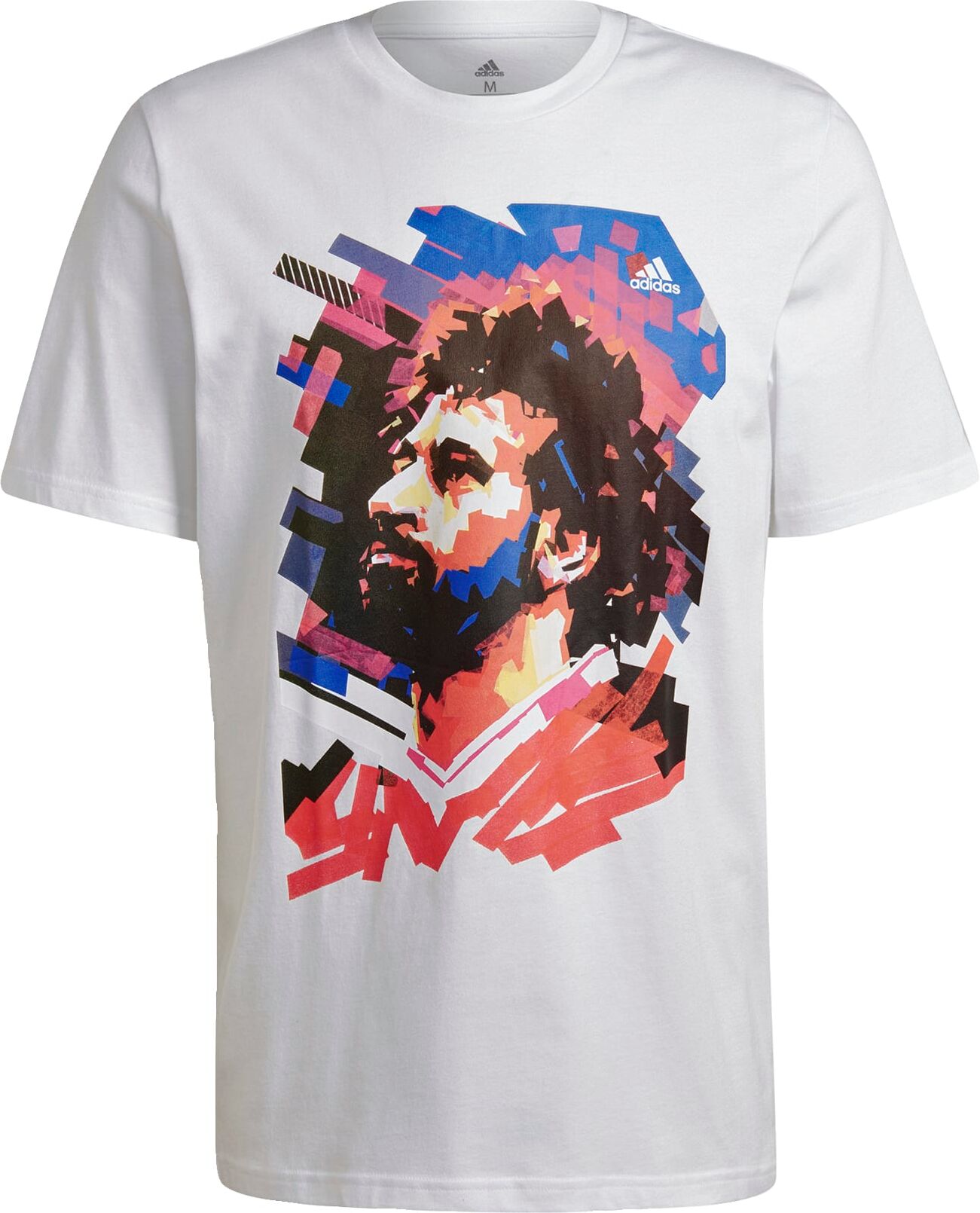 adidas Salah Football Graphic T-shirt Wit - XL