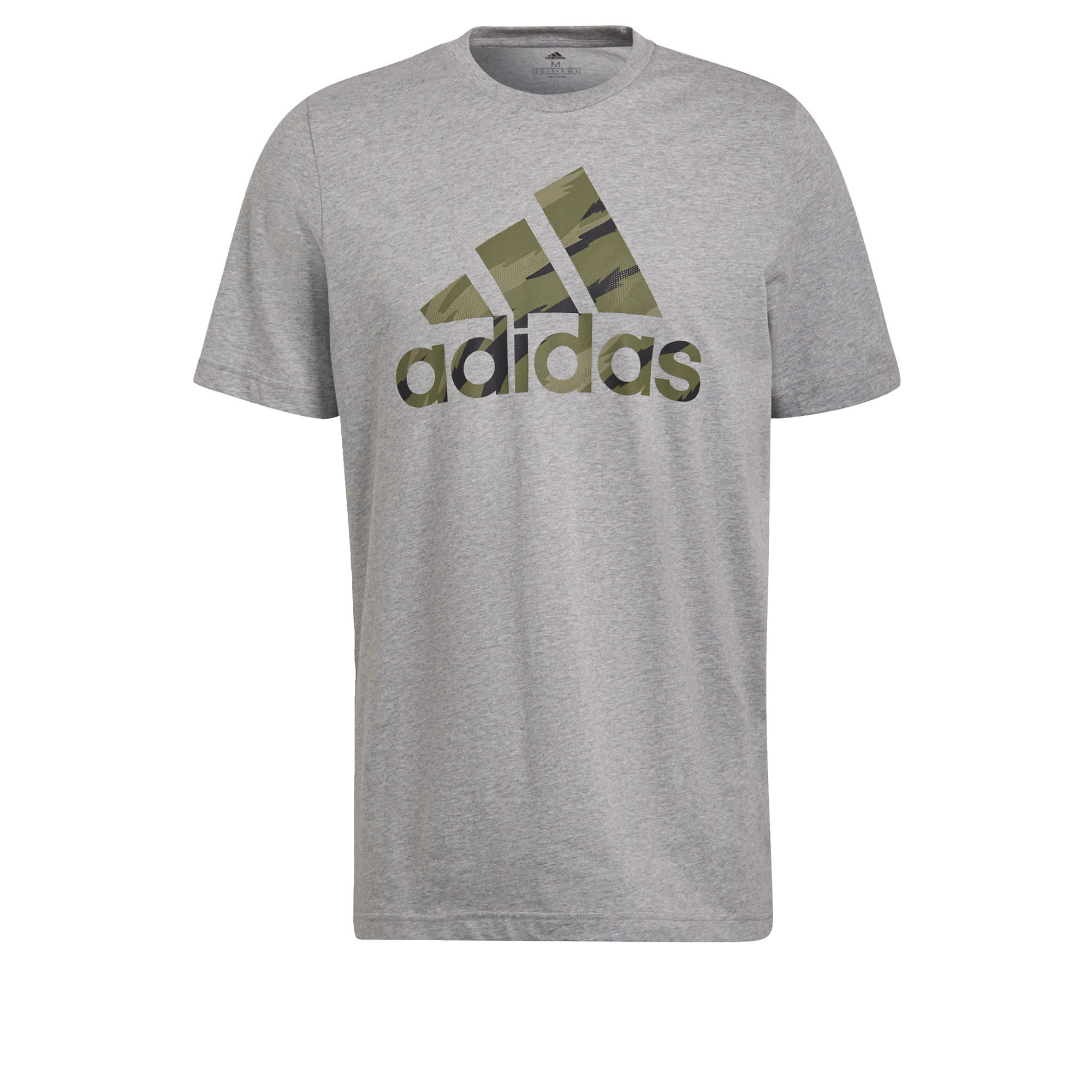 adidas Essentials Single Jersey Camo Print T-shirt Grijs - XXXL