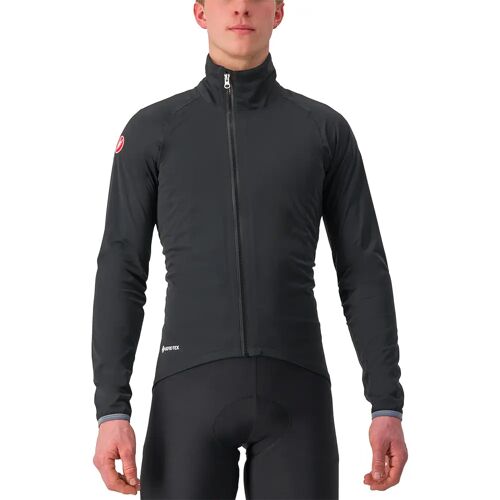 CASTELLI Regenjack Gavia Lite regenjack, voor heren, Maat 2XL, Regenjas, Regenkl zwart 2XL male