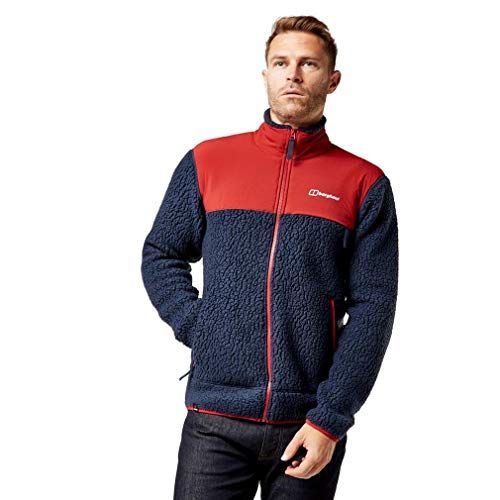 berghaus Syker-Vlies Met Doorlopende Rits Voor Heren, Naturel, XL