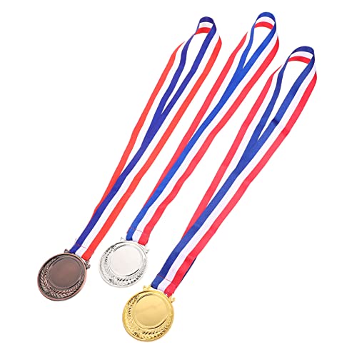 FOYTOKI 3Pcs Medaille Universele Medaille Sport Prijs Awards Sport Medaille Winnaar Medailles Running Medailles Metalen Award Medaille Medailles Met Medaille Award Gouden