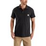 Carhartt Shortsleeves - Carhartt vlek- en zweetbestendig poloshirt Zwart - L