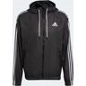 adidas BSC 3-Stripes Windjack Black / Black / White Extra Small Heren