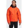 adidas BSC 3-Stripes Puffy Capuchonjack Semi Impact Orange / Black Extra Small Heren