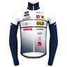 Vermarc RADTEAM TIROL Winterjack 2022 Thermojack, voor heren, Maat 2XL, Racefiets jack, donkerblauw/wit 2XL male