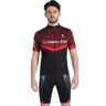 NALINI Riegel 2 Set (fietsshirt + fietsbroek), voor heren zwart/rood S-2XL male