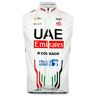 Pissei UAE TEAM EMIRATES windvest 2024 fietsvest, voor heren, Maat S, Fietsvest, Fietsk wit/zwart S male