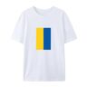 BAFlo Oekraïne Vlag Oekraïne Pride Shirt voor Oekraïens, Wit, 4XL