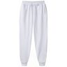 ABNMJKI joggingbroek Heren joggingbroek Sportbroek Casual broek Joggingbroek Sportkleding Joggingbroek Heren Pure kleur joggingbroek (Color : White, Size : S)