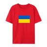 BAFlo Oekraïne Vlag Oekraïne Pride Shirt voor Oekraïens, Rood, 3XL