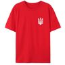 BAFlo Oekraïne T-shirt Oekraïense vlag shirt Oekraïense wapen Oekraïne vlag trots T-shirt, Rood, L