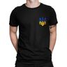 Quattro Formatee Oekraïne Oekraïne Oekraïense vlag Kiev vrede en solidariteit heren T-shirt, Oekraïne 01 Man, L