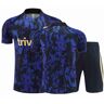 LOXCZI Voetbalshirt Kinderen volwassenen Voetbalshirtset trainingspak thuis/uit Voetbalshirt,24/25 shirt pak Heren/Jongens Voetbalshirts, Shorts Voetbalsets Heren/Jongens Voetbal training,D,XXL