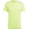 Adidas Designed 4 Running Tee Lime L male