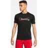 T-shirt de corrida Nike Dri-FIT Preto Homens - FJ2362-010 Preto S male