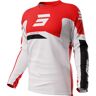 Shot Devo Star Motorcross Jersey - Wit Rood