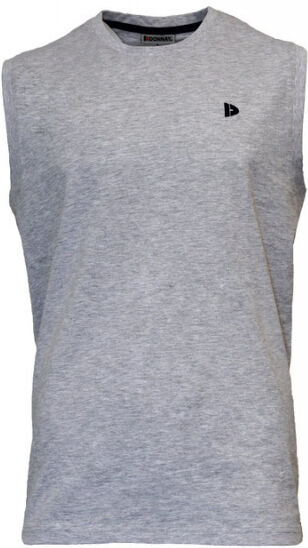 Donnay tanktop Stan heren katoen grijs - Grijs