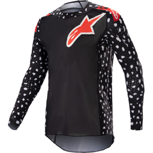 Alpinestars Supertech North Crosstrøye Svart-Neon Rød