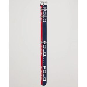 Polo Ralph Lauren Sporting Leather Strap Blue/Red