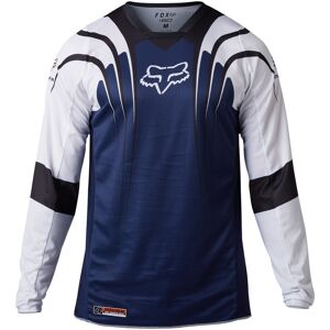 FOX 180 GOAT Strafer Motocross Jersey S Blå