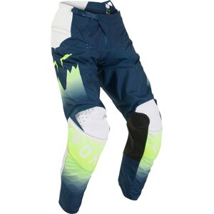 FOX 180 Flora Motocross bukser 28 Hvit Blå
