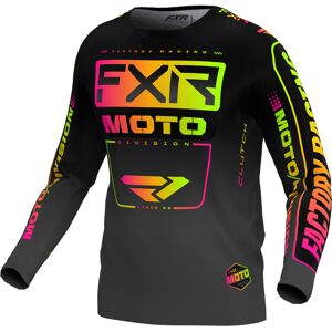 FXR Clutch 2024 Motocross Jersey 2XL Svart Gul