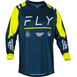 Fly Racing F-16 2024 Motocross Jersey 2XL Blå Gul