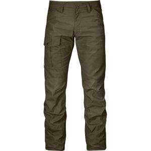 Fjällräven Men's Nils Trousers Long Dark Olive 48, Dark Olive