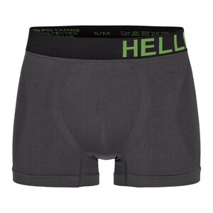 Hellner Men's Svierkku Seamless Boxer Grey/Black L/XL, Grey/Black