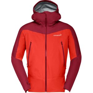 Norrøna Men's Falketind Gore-Tex Jacket Arednalin/Rhubarb XL, Arednalin/Rhubarb