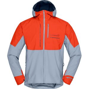 Norrøna Men's Senja GORE-TEX Active Jacket  Arednalin/Blue Fog S, Arednalin/Blue Fog