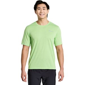 Saucony Men's Stopwatch Short Sleeve Invader Heather S, Invader Heather