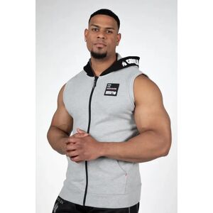 Gorilla Wear Milwaukee S/L Zipped Hoodie - Gray Melange - S