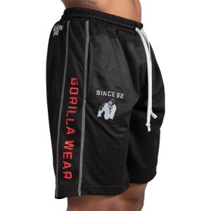 Functional Mesh Shorts - Black/Red - S/M