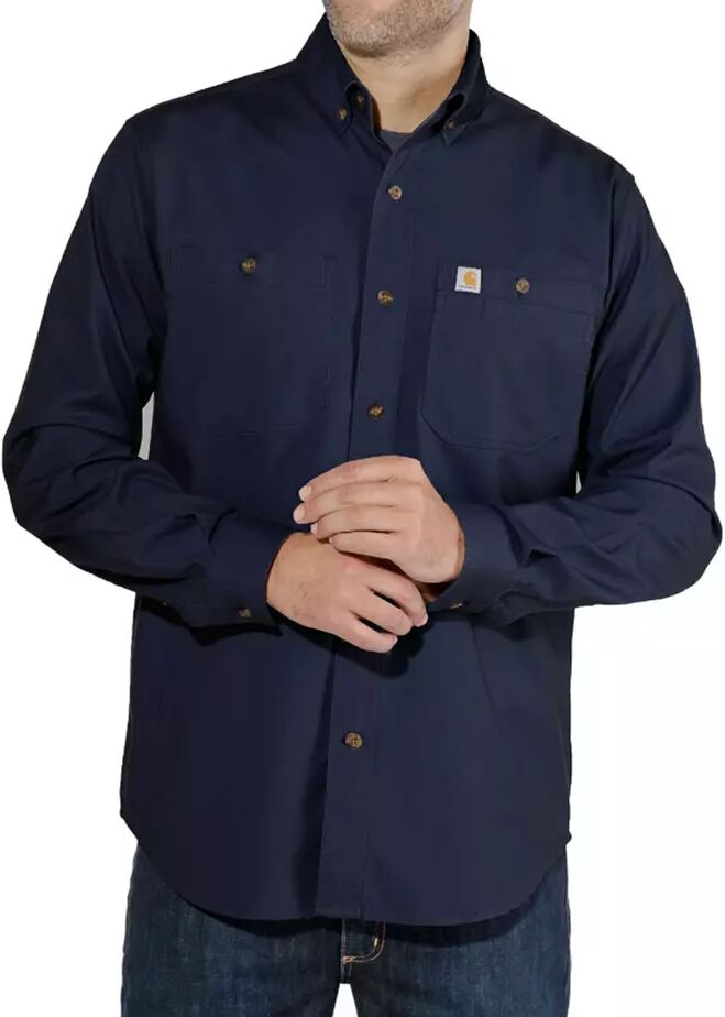 Carhartt Rugged Flex Rigby Work - Skjorte - Marineblå - XL