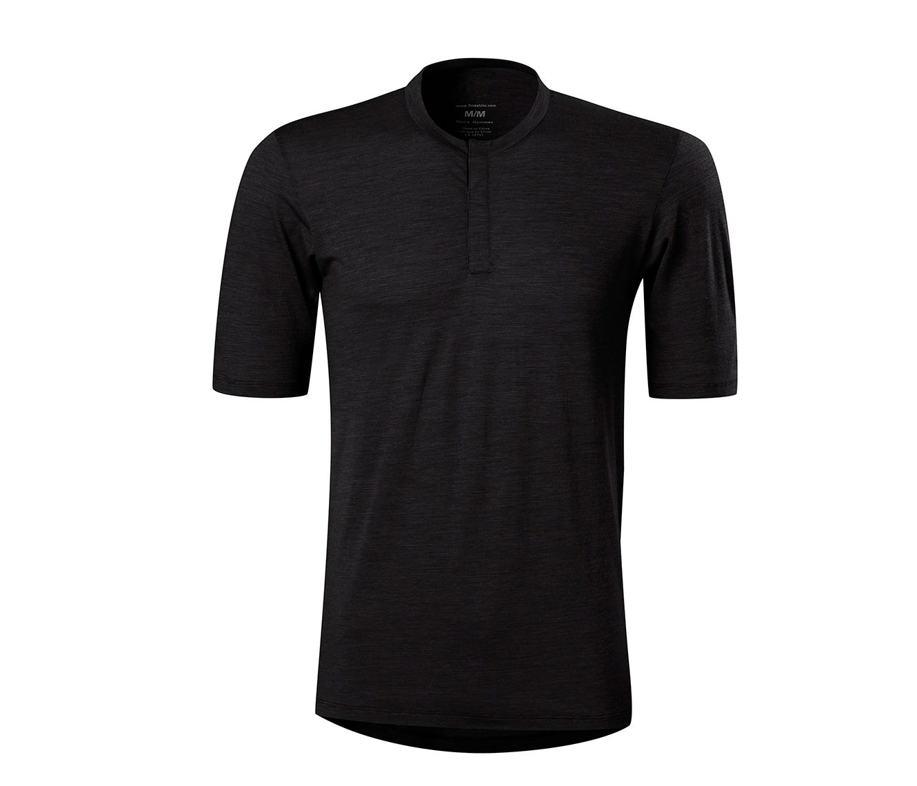 7mesh Desperado Merino Henley SS sykkeltrøye herre Black 1778 L 2021