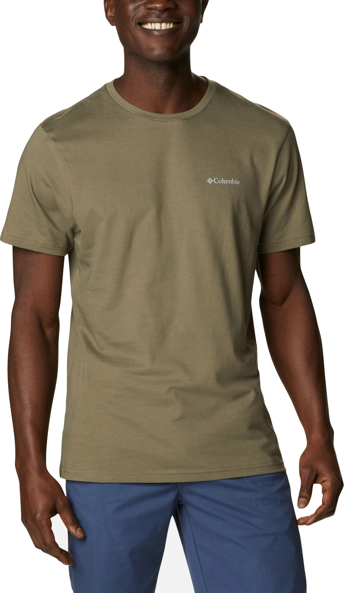 Columbia CSC Basic Logo Short Sleeve, t-skjorte herre Stone Green Vertical 1680053 398 M 2021