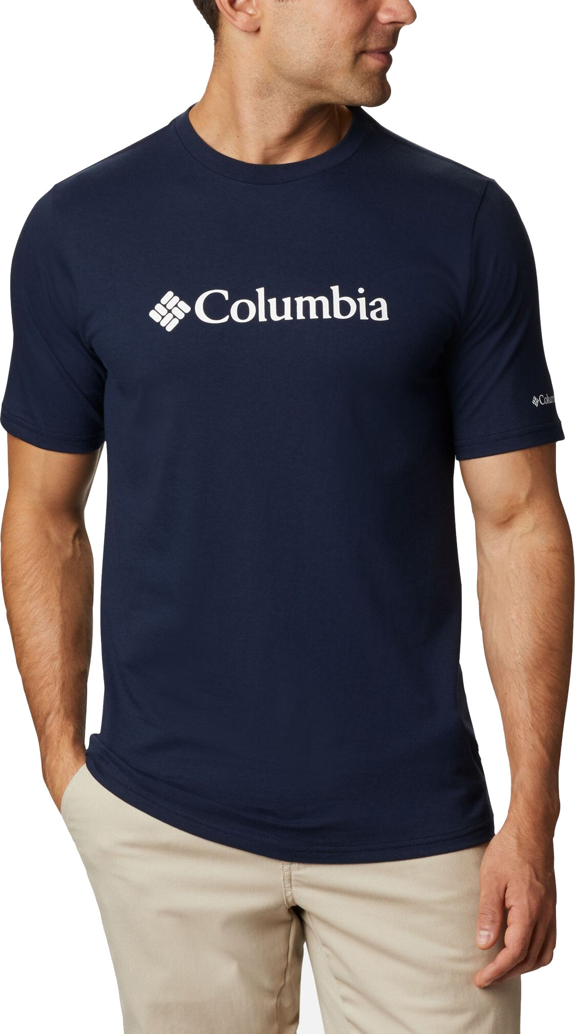 Columbia CSC Basic Logo Short Sleeve, t-skjorte herre Collegiate Navy 1680053 467 S 2021