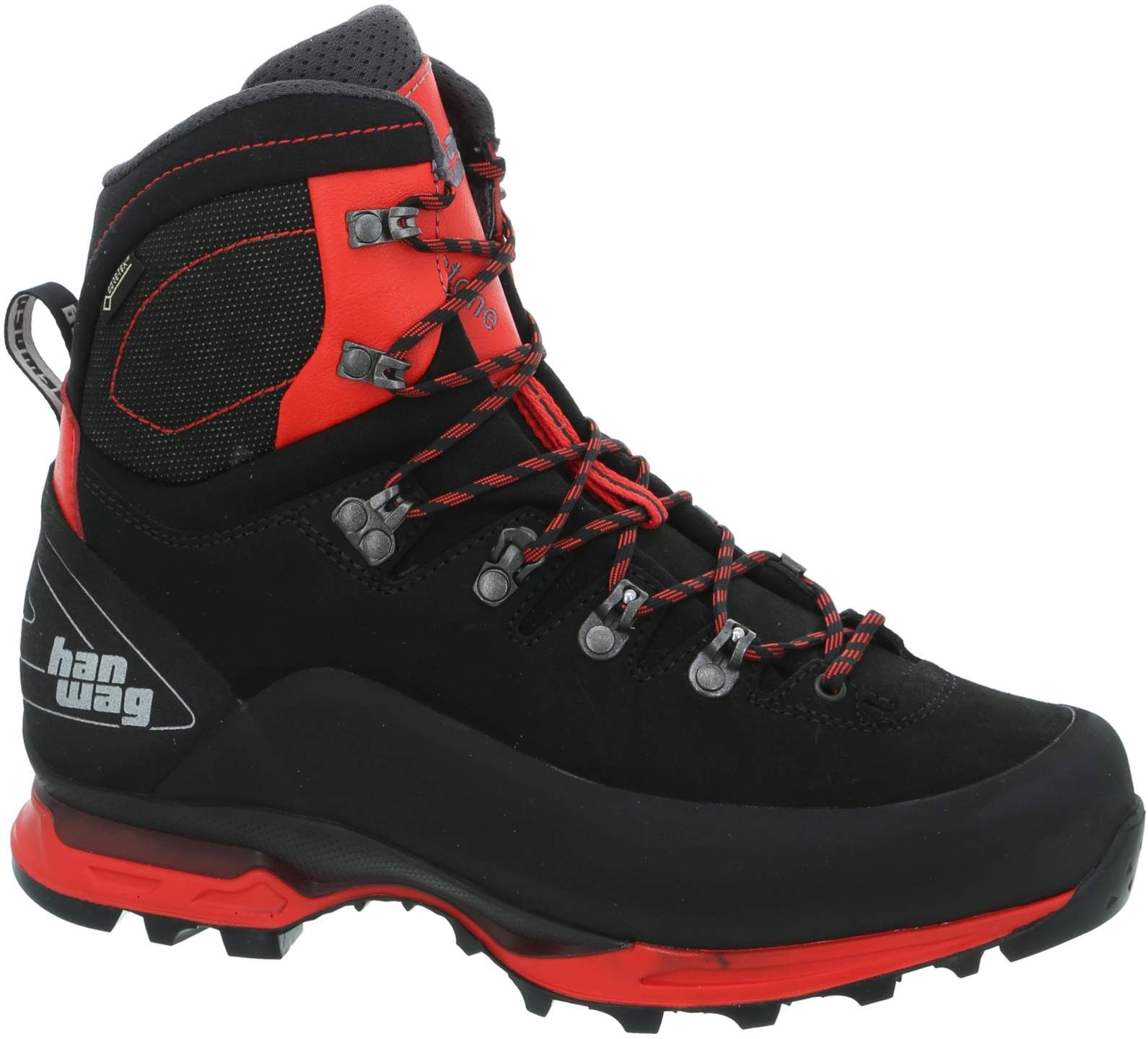 Hanwag Alverstone II GTX fjellsko herre Black/Red 12055 43 2021